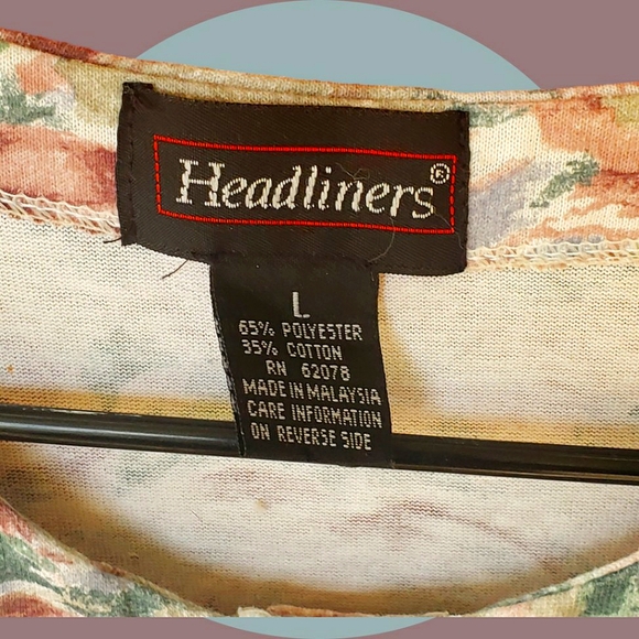 Vtg 90s muted floral abstract jersey knit romper - Picture 4 of 12